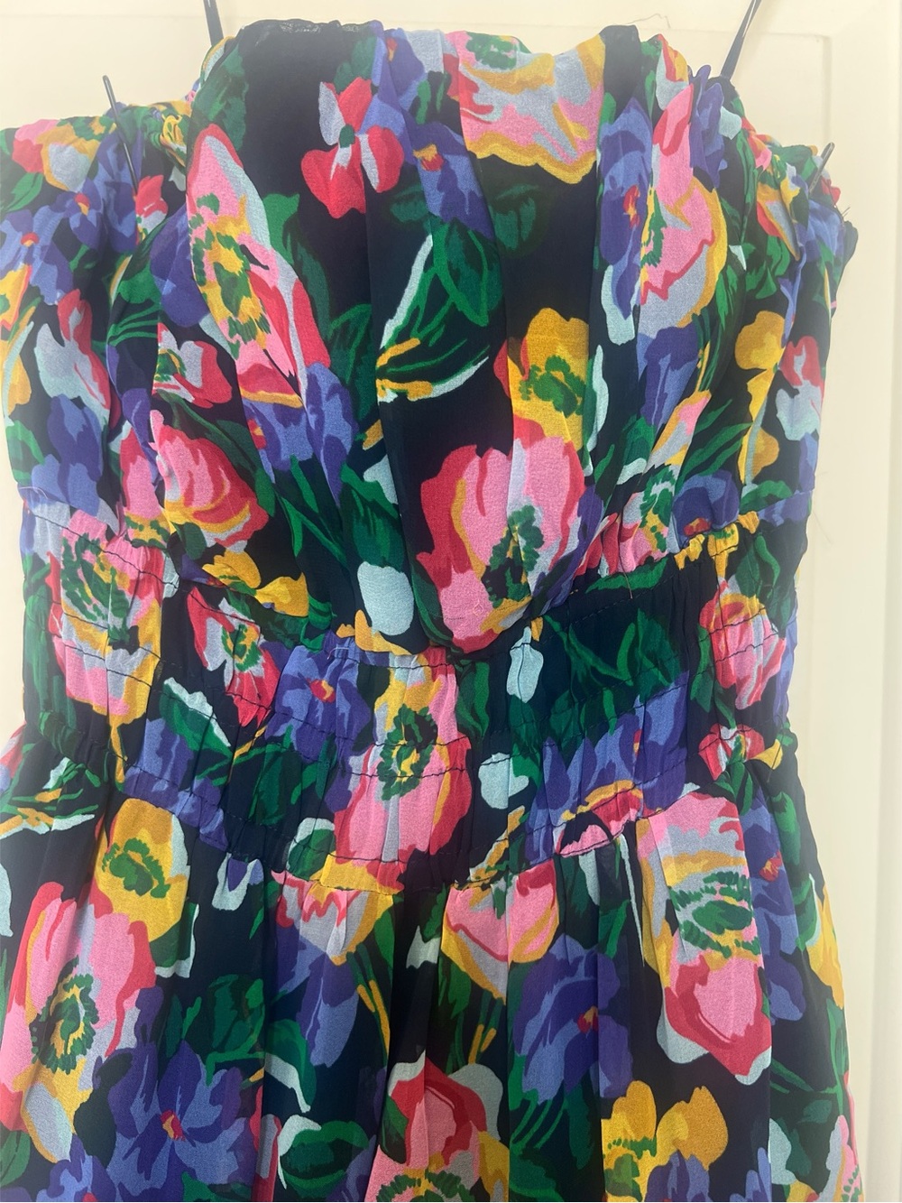 Anthropologie Somerset Floral Strapless Tiered Maxi Dress - Picture 4 of 8